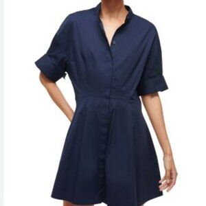 STAUD Lorenza Mini Shirt Dress - Size Medium